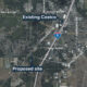 Aerial map showing an existing Costco near Interstate 5, with a proposed site to the southwest along I-5 near Israel Rd SW.