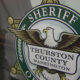 Seal of the Thurston County Sheriff's Office featuring an eagle with outstretched wings and the text Thurston County, Washington.
