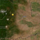 Satellite map showing Yakima area with Mount Rainier National Park to the west and a yellow star marker indicating a location near the Cascade foothills.