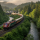 Пассажирский поезд Amtrak Cascades на маршруте Сиэтл — Портленд