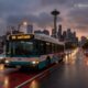 На Denny Way в Сиэтле полностью заработала выделенная полоса для автобусов