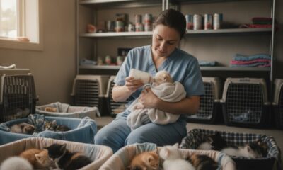 Котята в помещении муниципального приюта Everett Animal Shelter
