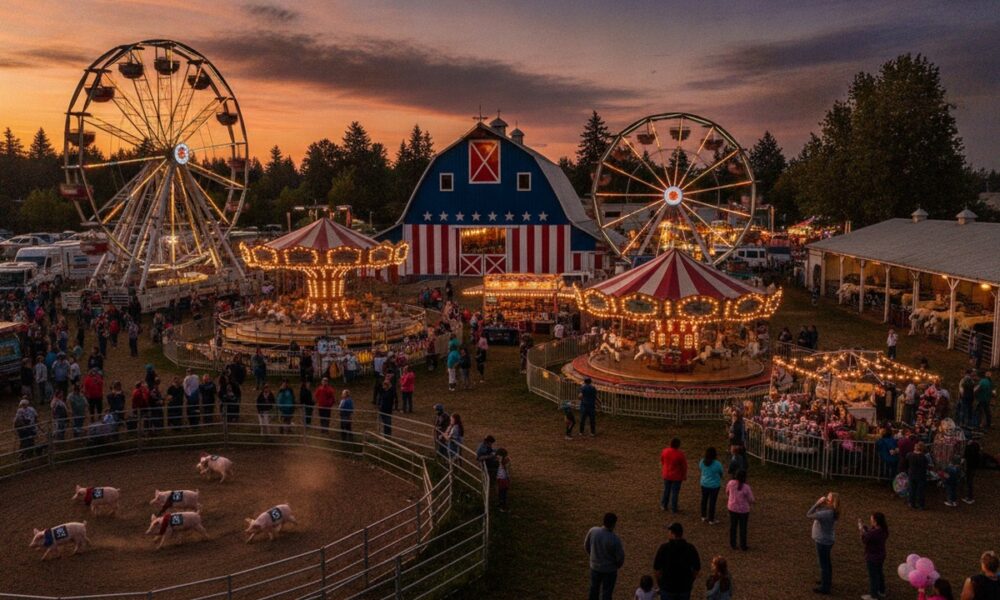 Evergreen State Fair открылась с темой «Barn in the USA»