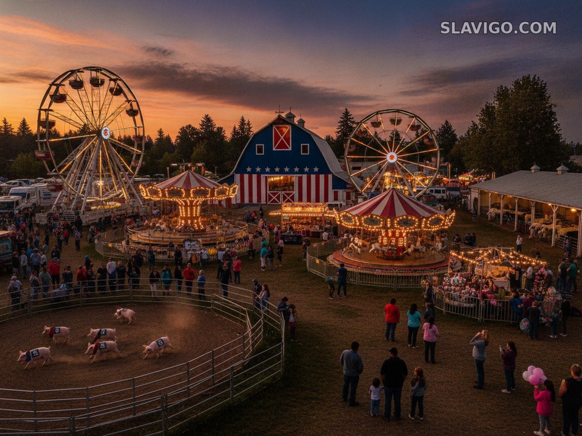Evergreen State Fair открылась с темой «Barn in the USA»