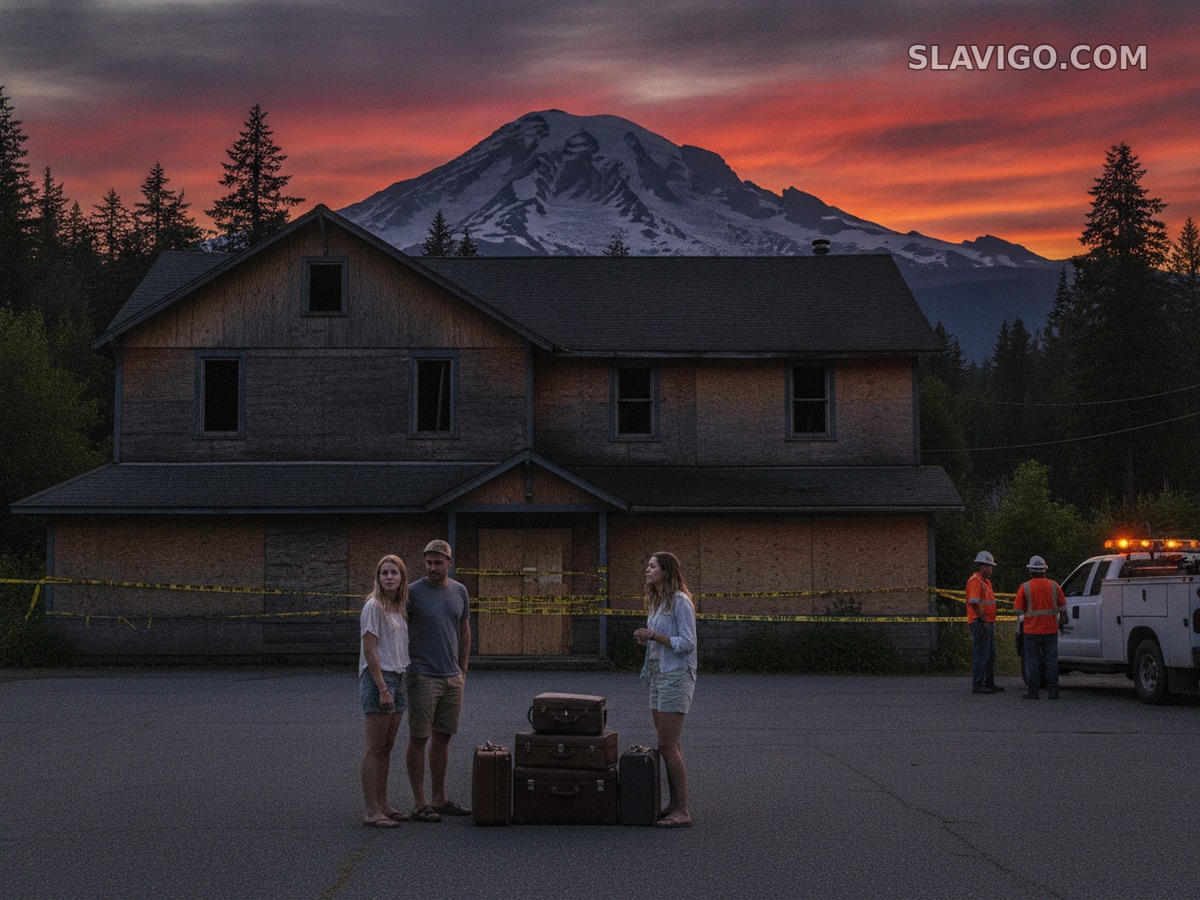 Популярный отель возле Mount Rainier внезапно закрыли