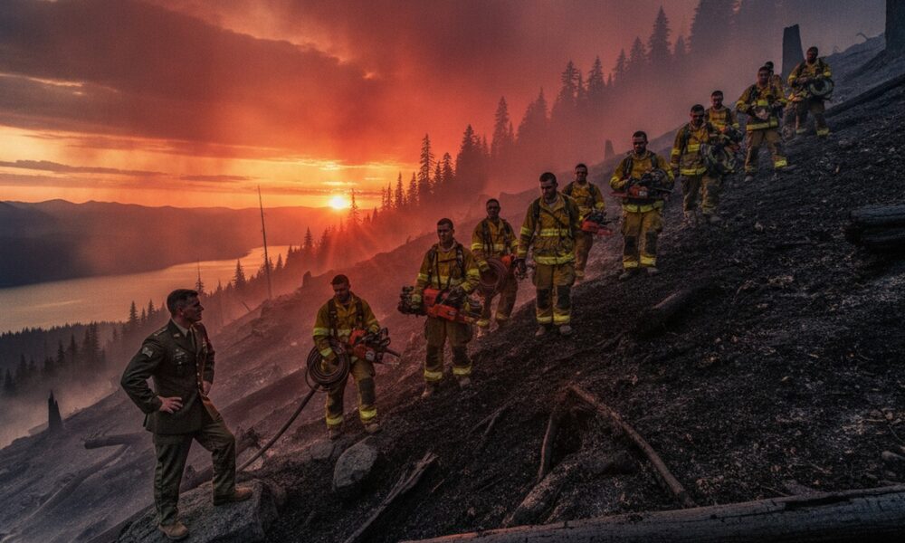 240 военнослужащих JBLM помогают тушить Little Giant Fire