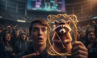 Золотая карточка енота Jimothy подорожала до $12 тысяч