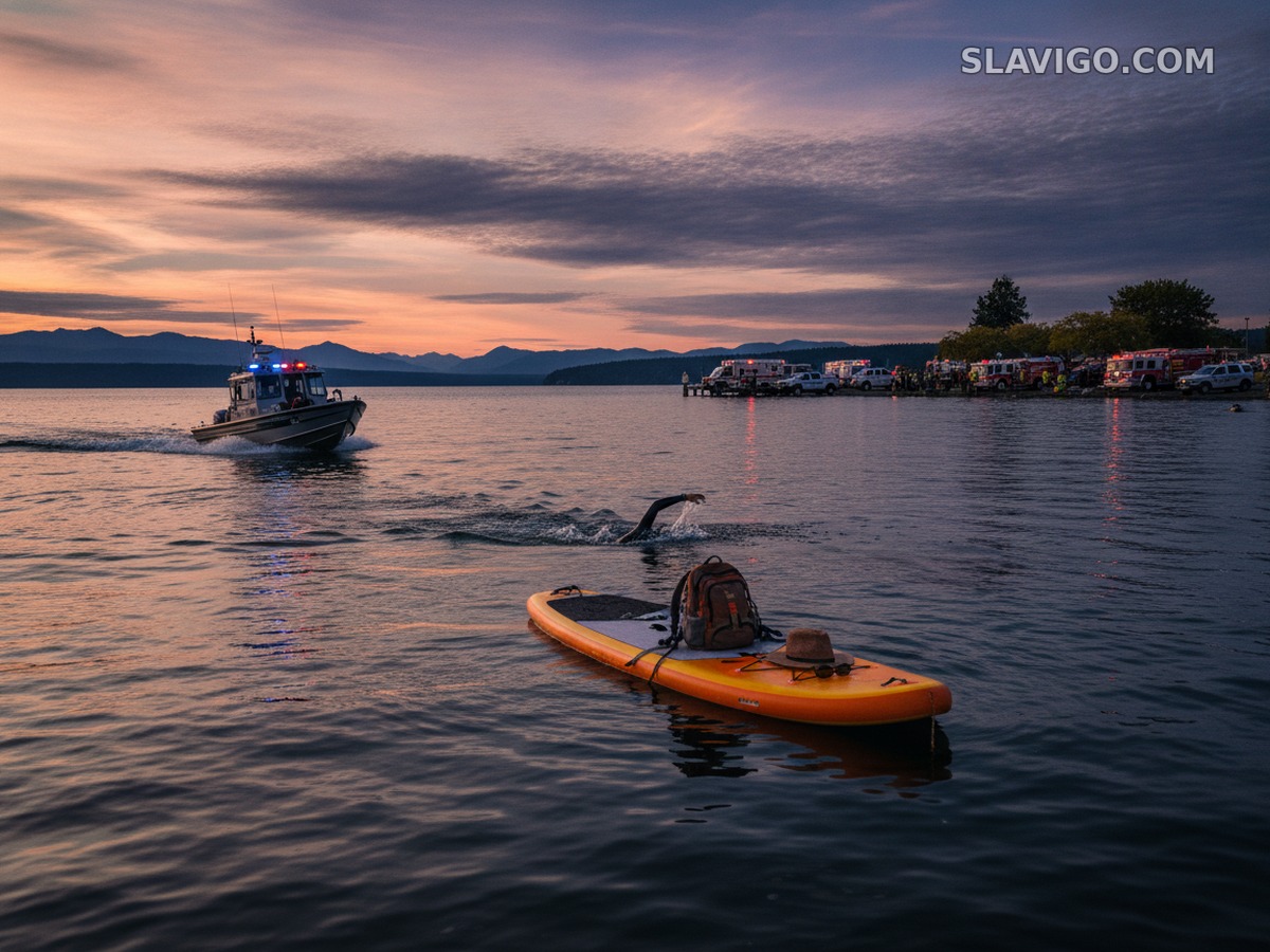 Паддлбордиста нашли под водой в Lake Washington