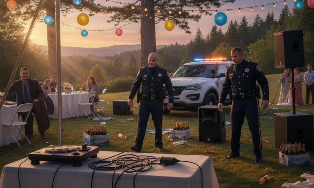 Полицейские на свадьбе задержали вора и вернули DJ-аппаратуру, пиво и Capri Sun
