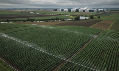 Фермерские поля Skagit Valley и возможная площадка крупного дата-центра