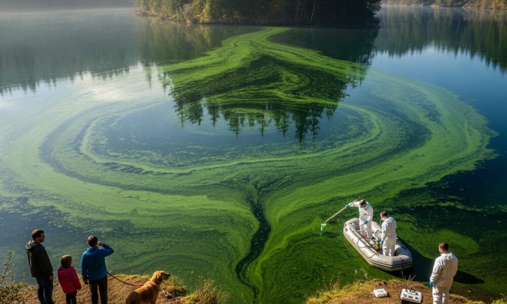 На Whitman Lake и Ohop Lake обнаружили токсичные водоросли