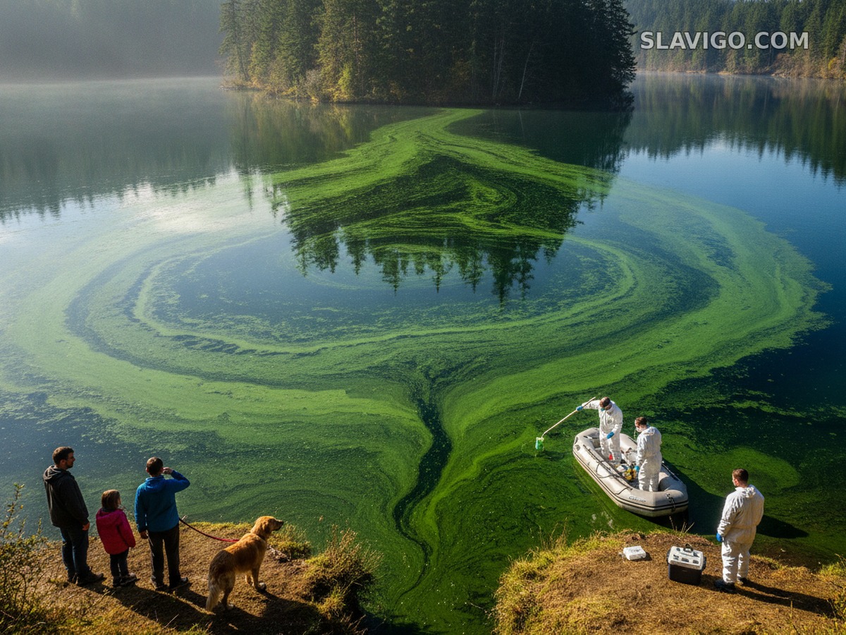 На Whitman Lake и Ohop Lake обнаружили токсичные водоросли