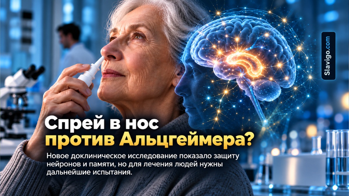 Назальный спрей с клеточными везикулами защитил память при Альцгеймере — пока у мышей