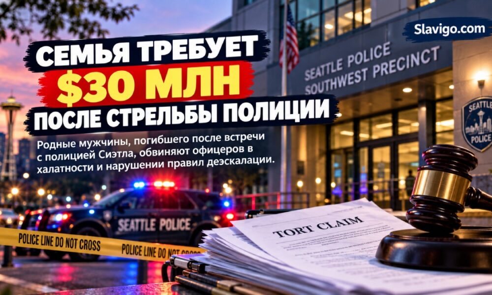 Семья Andrew Seay потребовала $30 млн от Seattle после смертельной стрельбы полиции