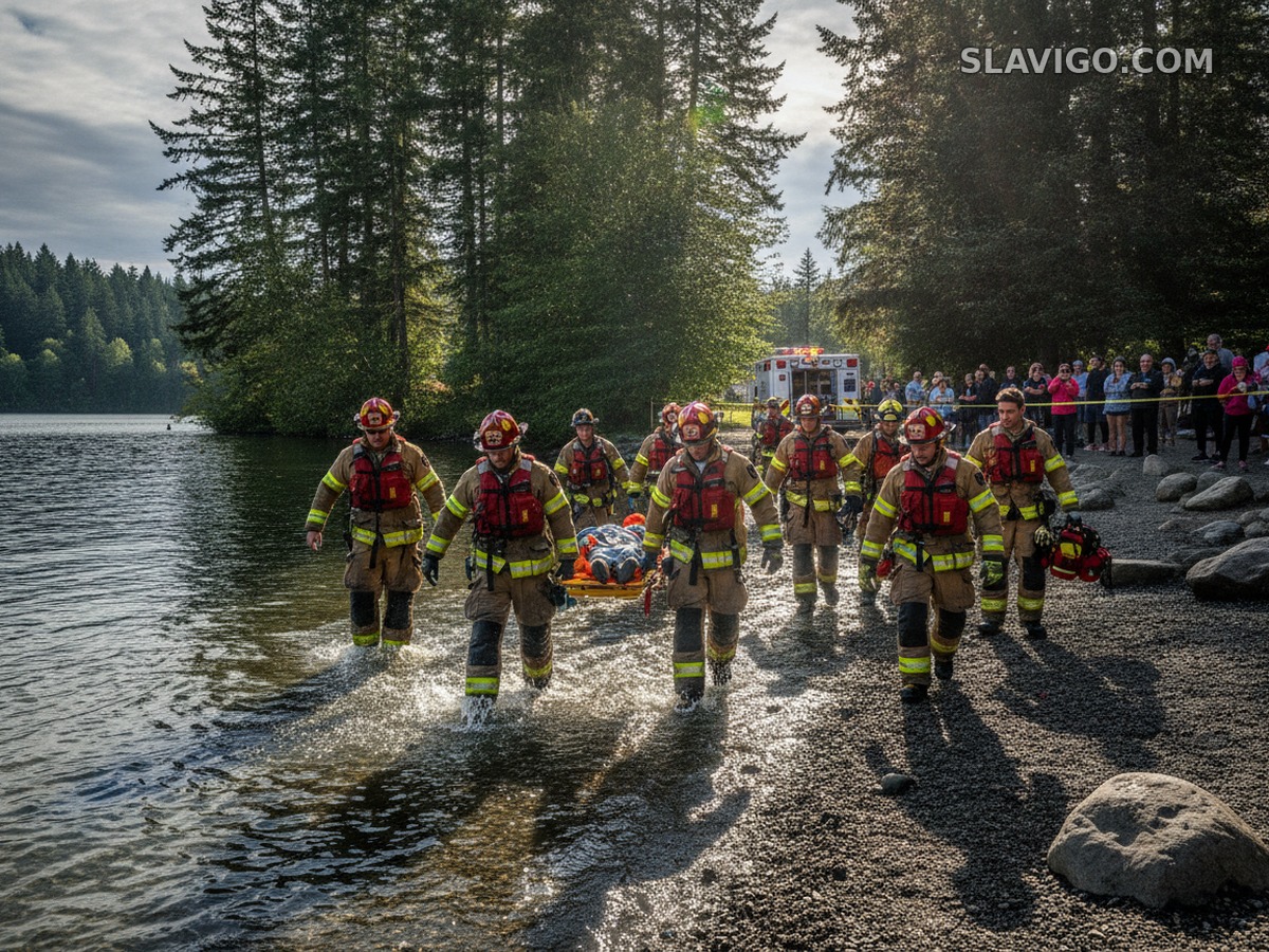 Мальчика оживили после 17 минут под водой в Angle Lake