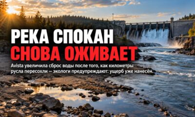Avista увеличила сброс воды, чтобы вернуть поток в пересохшие участки Spokane River