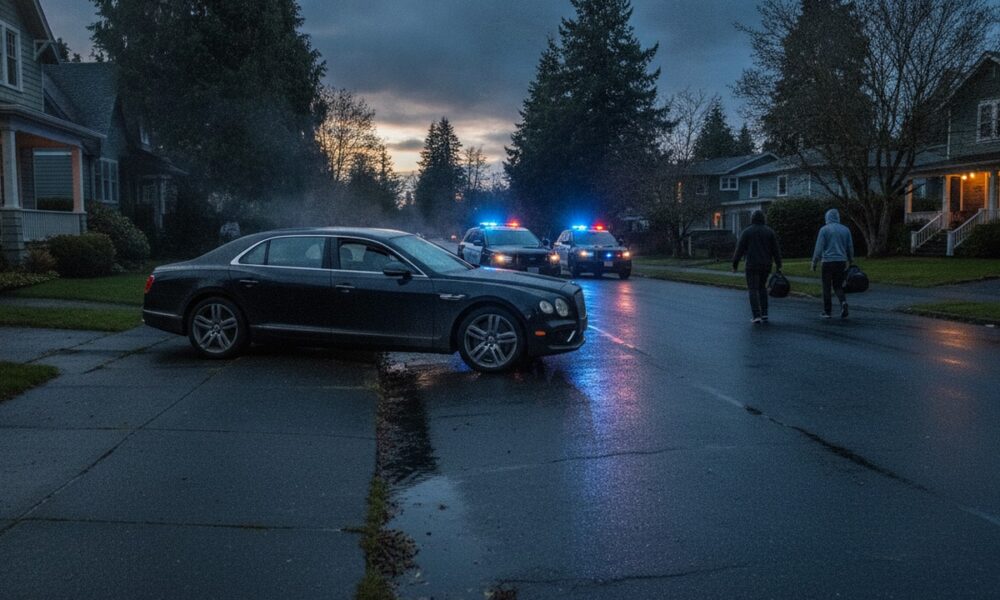 Погоня за украденным Mercedes в Ballard закончилась двумя задержаниями