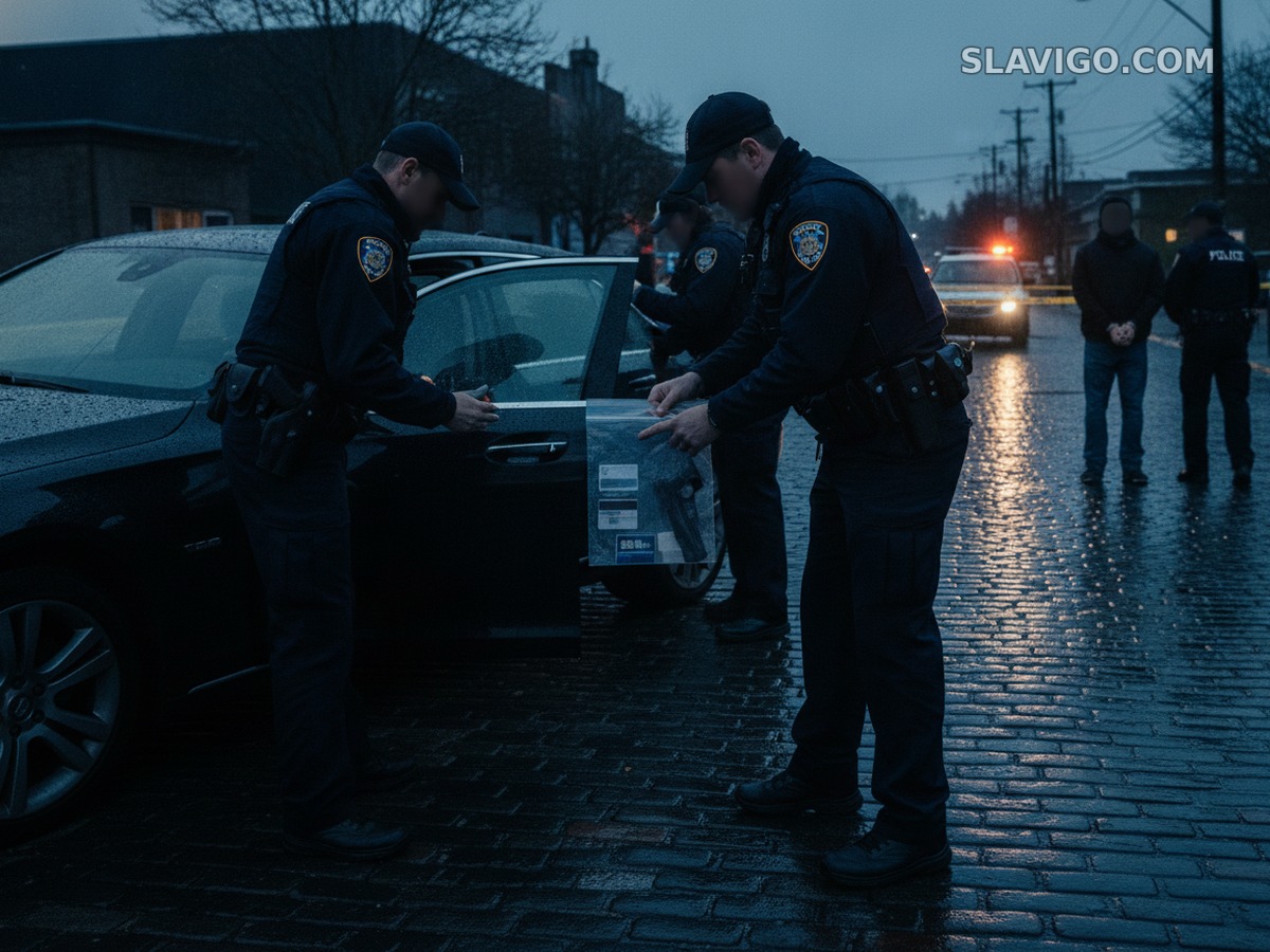 В Ballard задержали двоих после обнаружения угнанного Mercedes