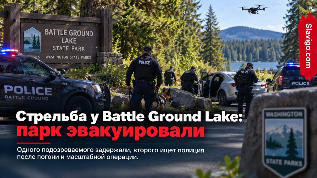 После стрельбы в Battle Ground эвакуировали парк: одного мужчину задержали