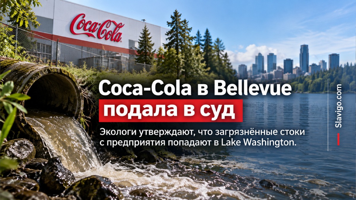 Coca-Cola facility в Bellevue получила иск из-за предполагаемого загрязнённого стока
