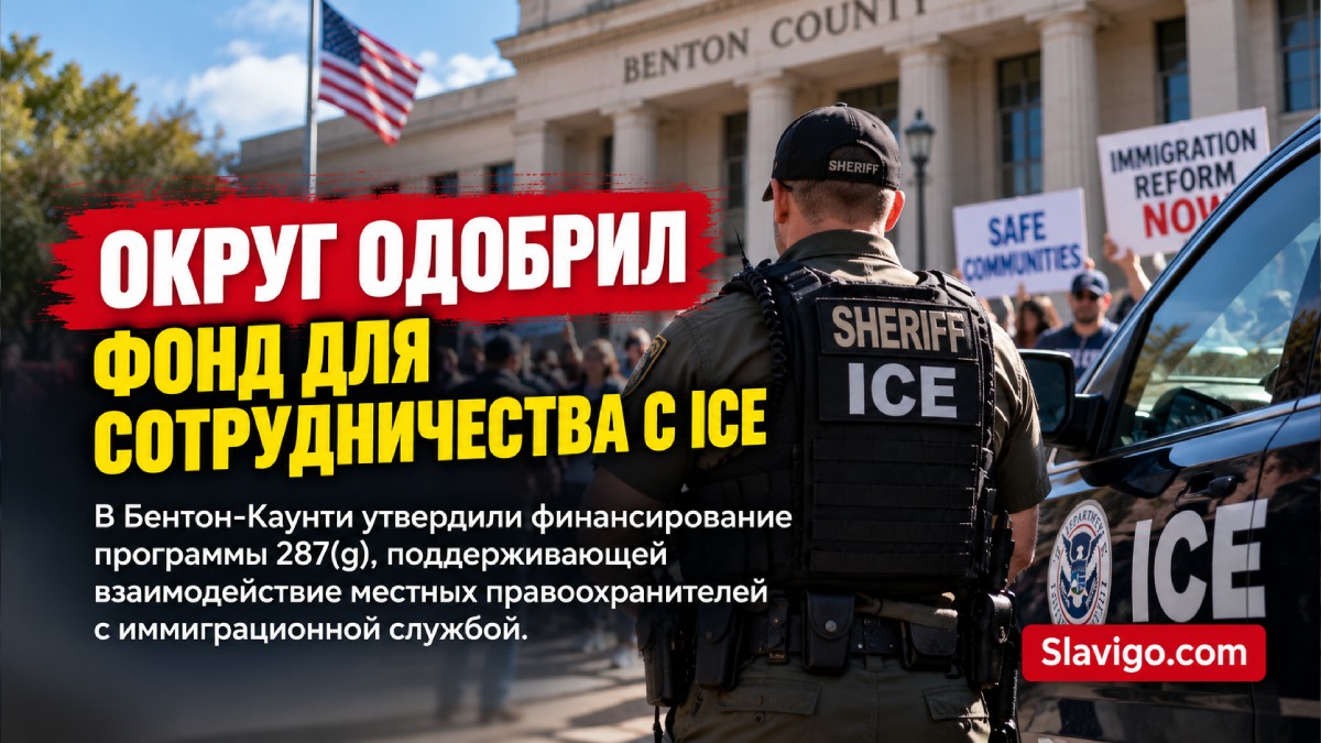 Benton County в Арканзасе финансирует сотрудничество с ICE по 287(g)