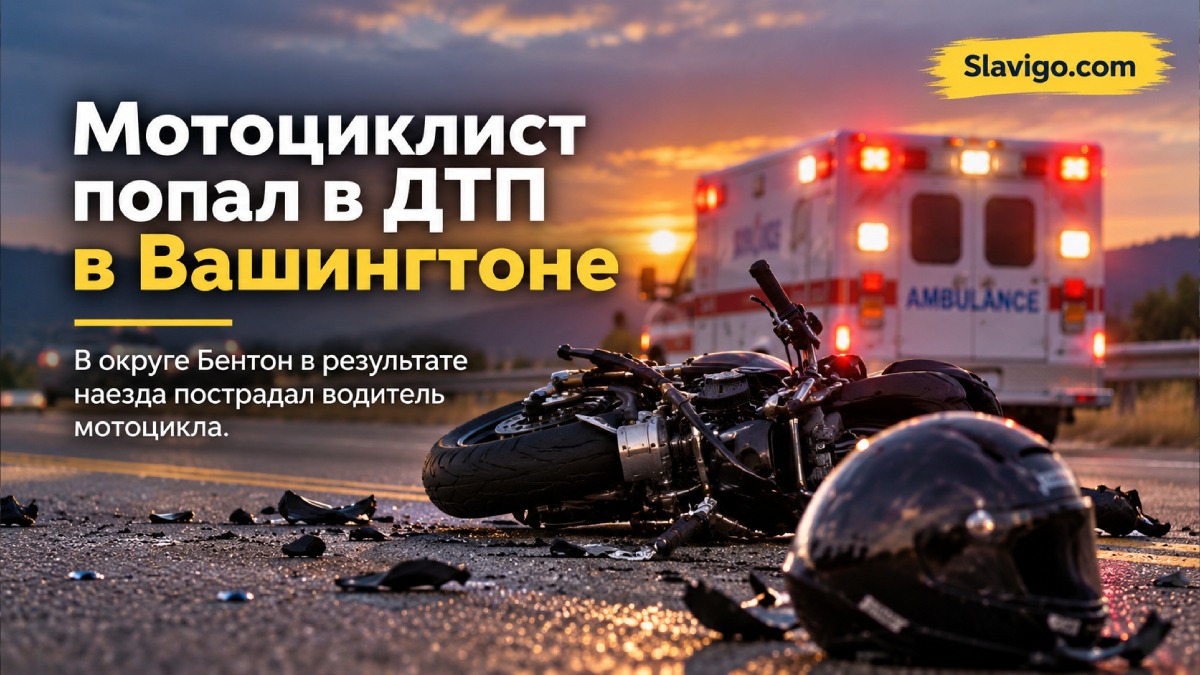 Мотоциклист погиб в ДТП на SR 397 возле Kennewick, пассажирка госпитализирована