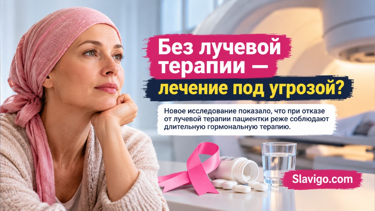 После операции при раке груди лишь 28% пациенток пять лет регулярно получали гормональную терапию