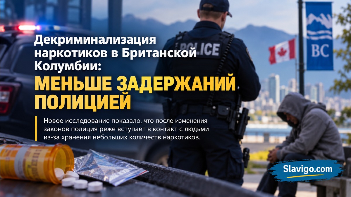Декриминализация наркотиков в Британской Колумбии снизила контакты с полицией, но не передозировки