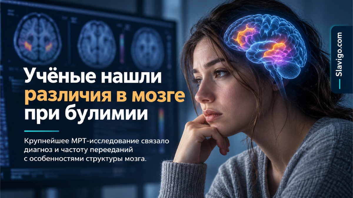 Крупнейшее МРТ-исследование булимии выявило воспроизводимые различия в структуре мозга