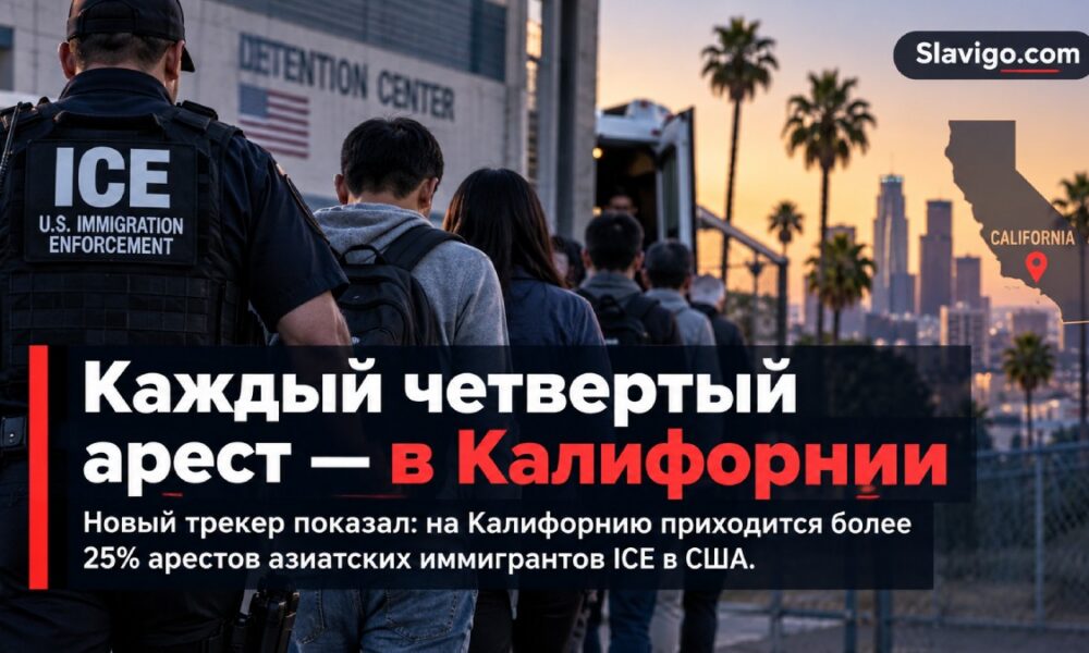 Новый трекер задержаний ICE выходцев из стран Азии в Калифорнии