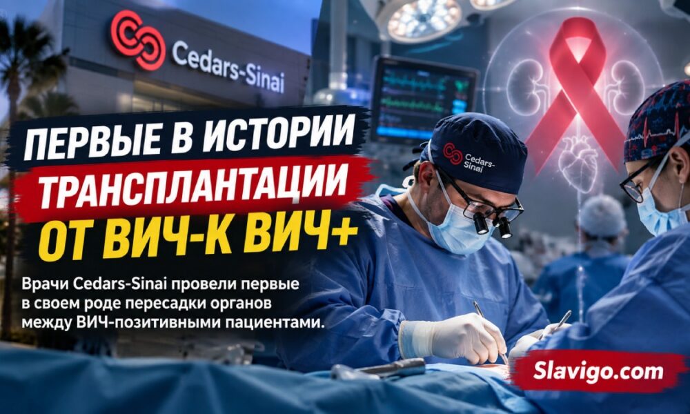 Cedars-Sinai впервые пересадил органы от доноров с ВИЧ реципиентам с ВИЧ