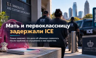 Задержание шестилетней девочки и её матери ICE в Charlotte