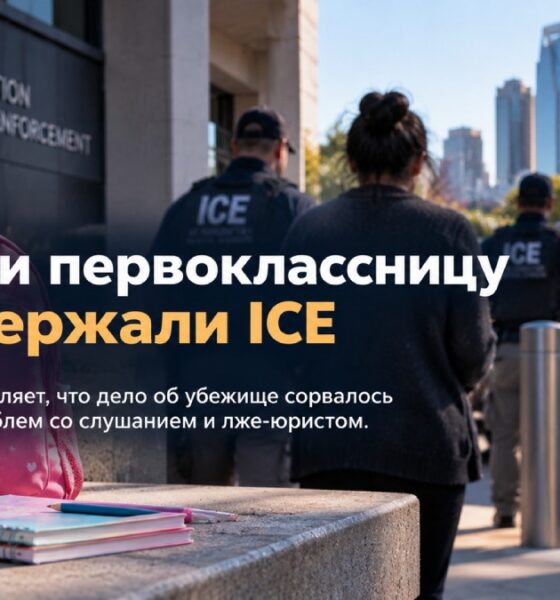 Задержание шестилетней девочки и её матери ICE в Charlotte