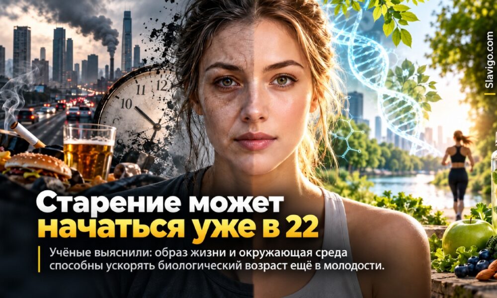 Образ жизни и среда в детстве объяснили часть различий биологического возраста уже к 22 годам