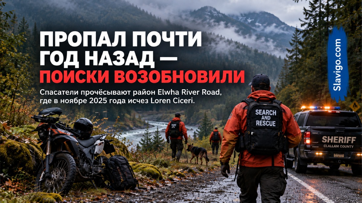 В Clallam County начали масштабный поиск Loren Ciceri вдоль Elwha River Road