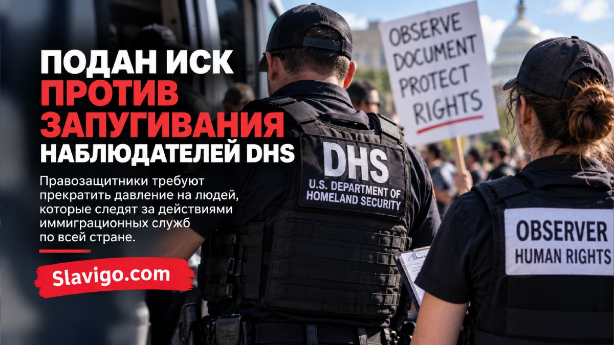 Федеральный иск о предполагаемом давлении на наблюдателей за операциями ICE