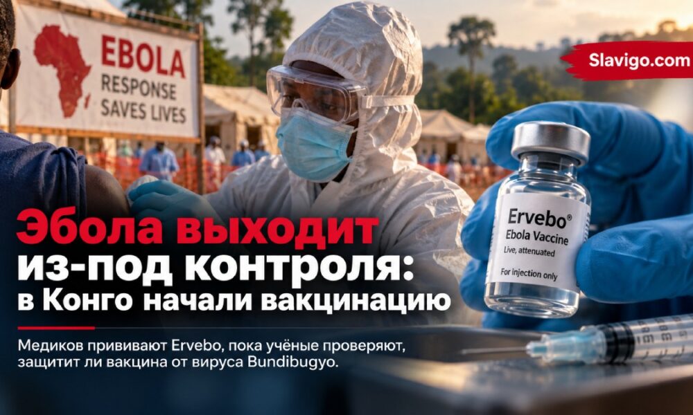В Конго начали вакцинацию медработников от Эболы при вспышке Bundibugyo