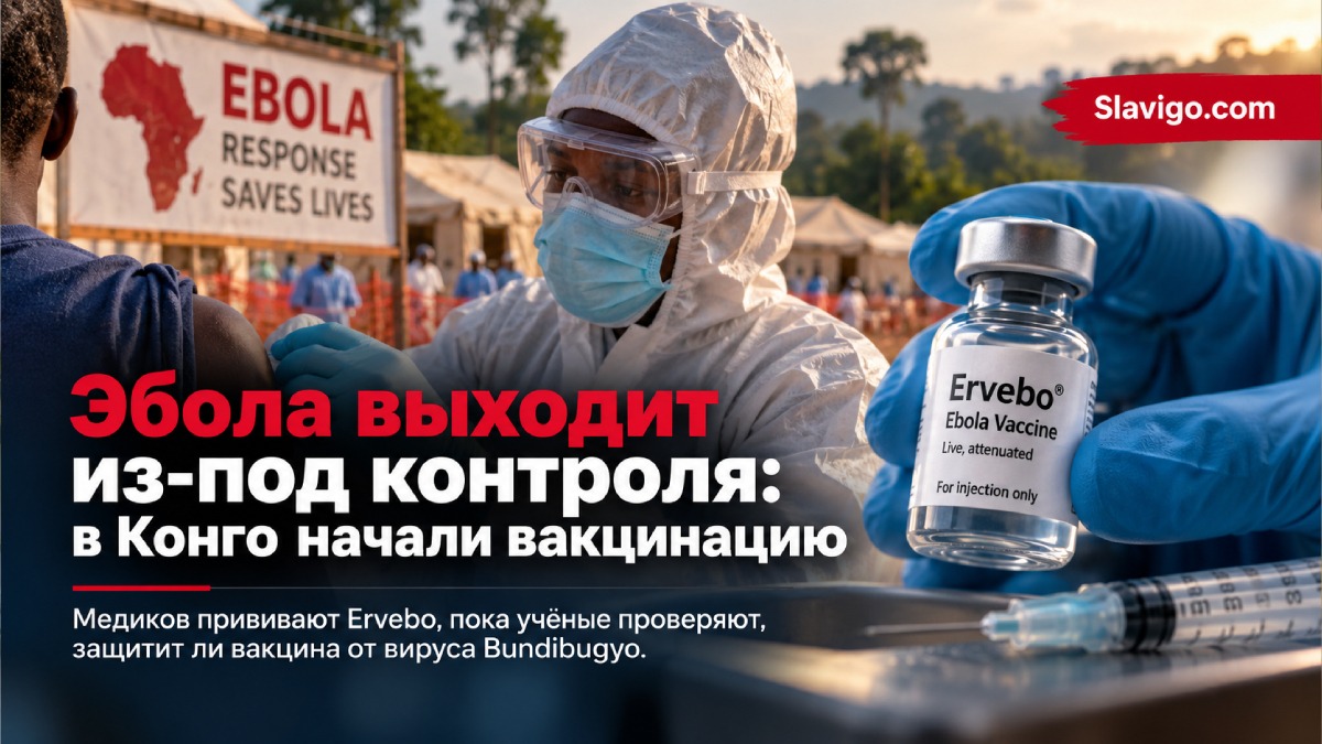 В Конго начали вакцинацию медработников от Эболы при вспышке Bundibugyo