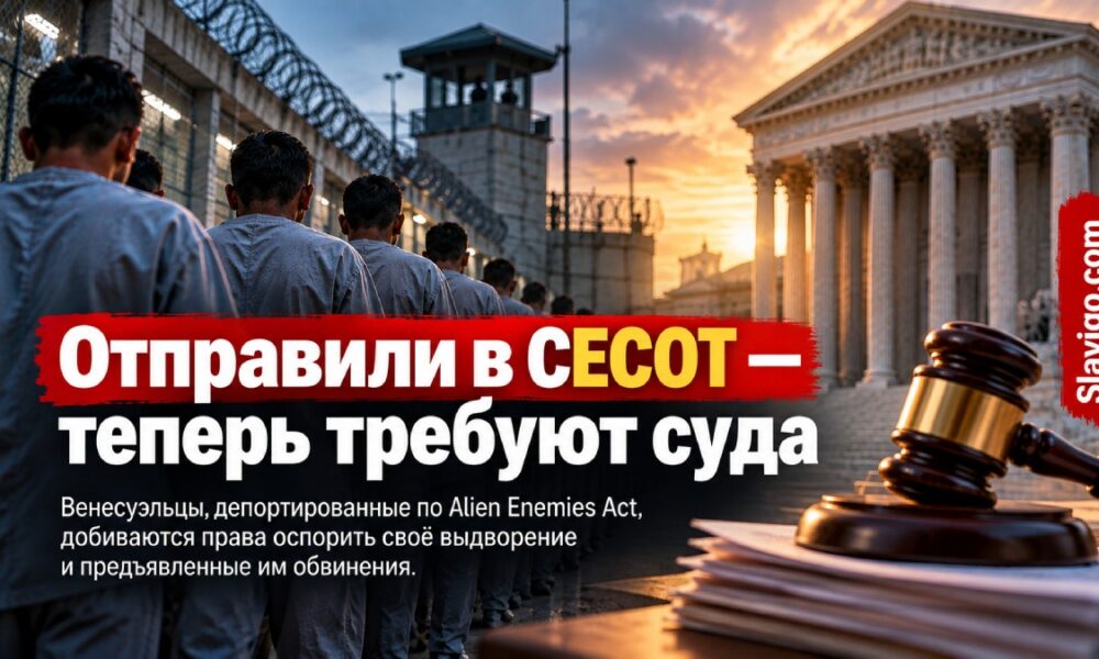 Апелляционное слушание по делу венесуэльцев, ранее отправленных в CECOT