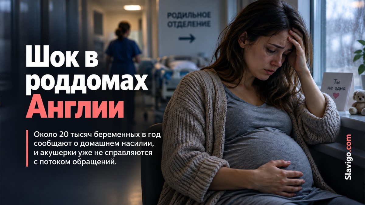 Около 20 тысяч сообщений о домашнем насилии ежегодно получают службы материнства Англии