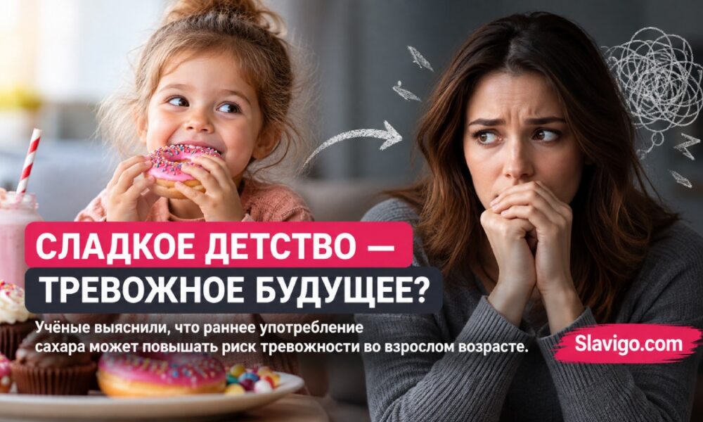 Меньшее воздействие сахара в первые 1000 дней жизни связали с меньшим риском тревожности