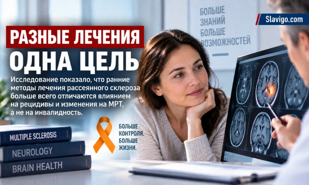 При раннем рассеянном склерозе B-клеточная терапия связана с меньшим числом рецидивов