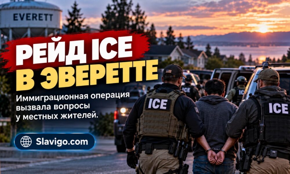 Иммиграционная операция в North Everett вызвала вопросы у соседей после задержания рабочего