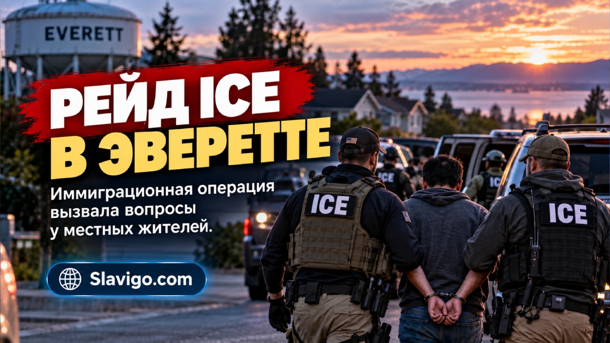Иммиграционная операция в North Everett вызвала вопросы у соседей после задержания рабочего
