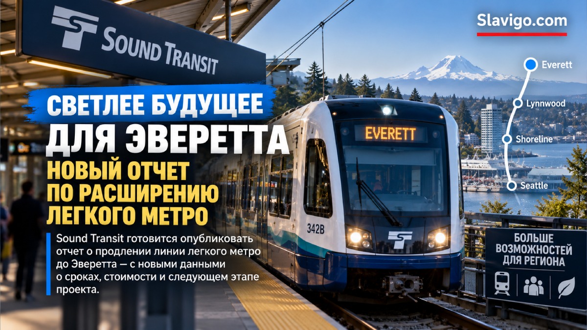 Проект Everett Link сделал новый шаг: готовится экологический отчёт по продлению линии