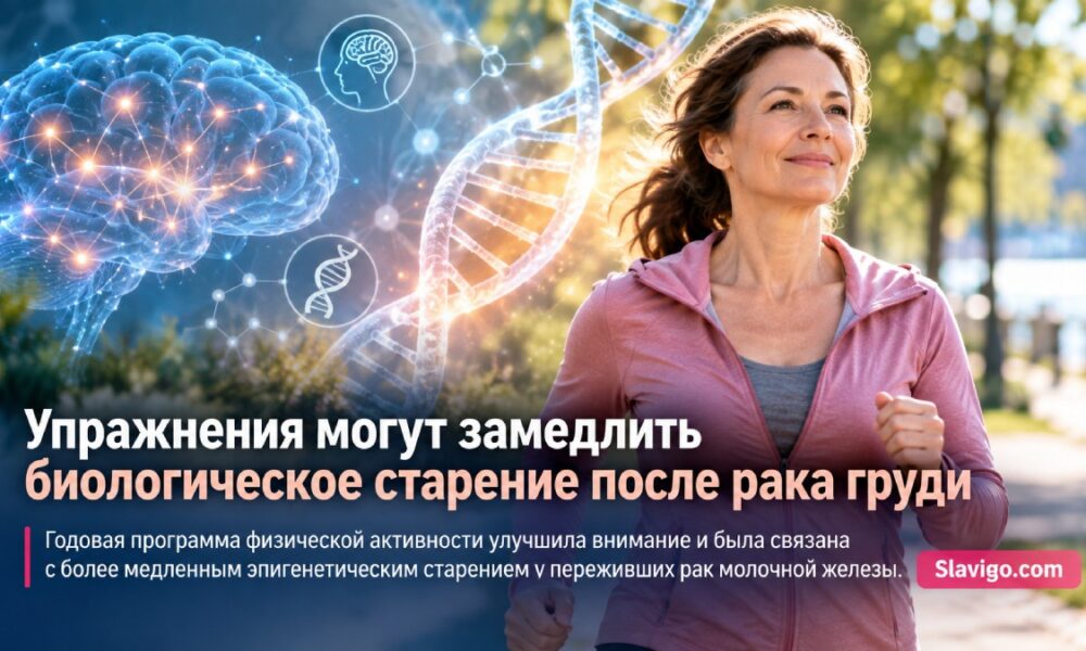 Физическая активность улучшила внимание после лечения рака груди