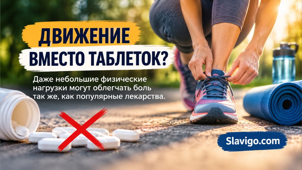 Короткие и умеренные тренировки могут уменьшать боль не хуже более тяжёлых программ