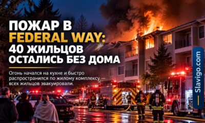 Пожар в Crestview West в Federal Way оставил без жилья 25 человек