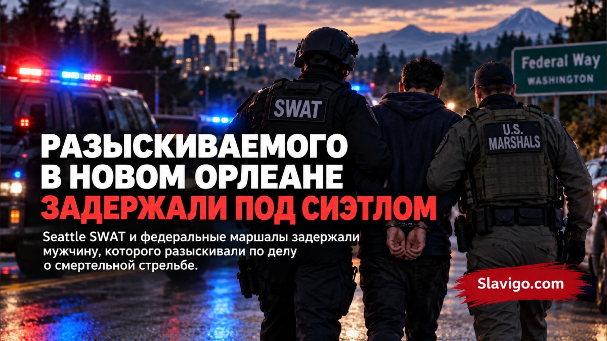 В Federal Way задержали разыскиваемого в Louisiana подозреваемого в убийстве