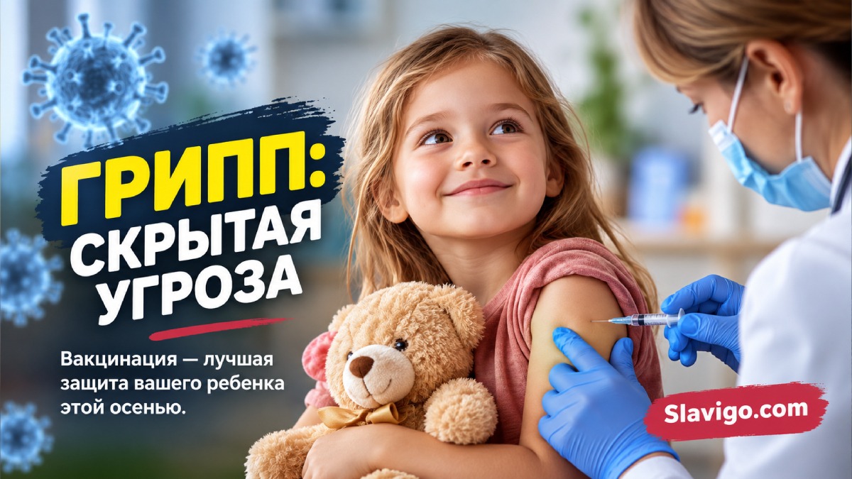 Вакцинацию от гриппа связали с резким снижением риска смерти у детей и подростков